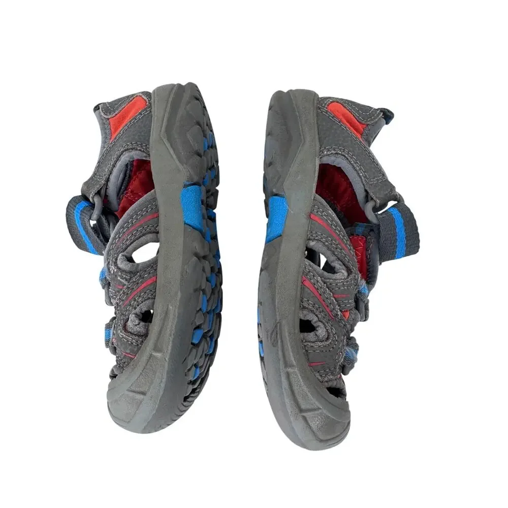 Merrell Hydro Waterproof Fisherman Sandals Shoes MC53376 Gray Kids‎ Size 9M